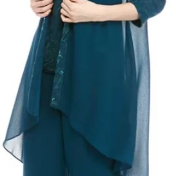 Le Bos Women's 3 Piece Social Occasion Pant Set - Picture 2 of 9